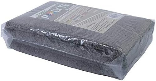 POLYTE Microfiber Hair Drying Towel - Quick Dry, Lint-Free, 20 x 40 in, 2 Pack | Dark Gray