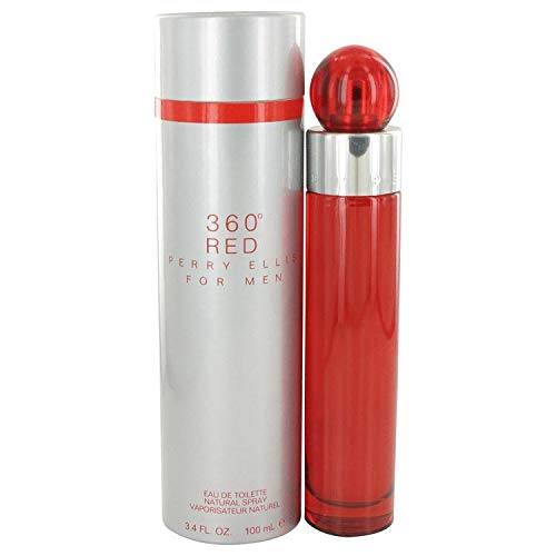 Perry Ellis 360 Red Eau De Toilette Spray - Invigorating Fragrance | 100ml/3.3oz