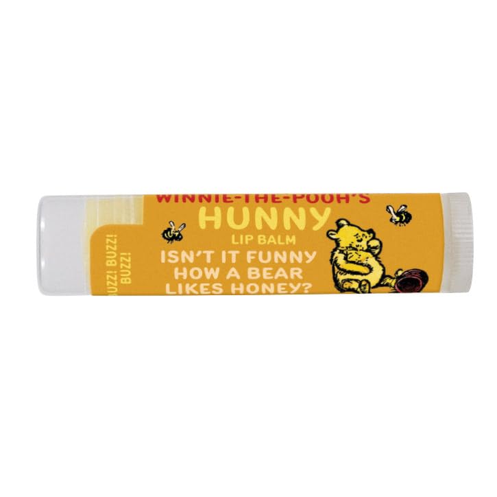 Unemployed Philosophers Guild Winnie-the-Pooh Hunny Lip Balm - Honey Flavored, Cruelty-Free, Natural Ingredients