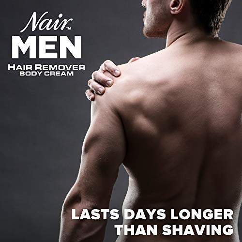 Nair Men Hair Remover Body Cream, Body Hair Remover for Men, 13 Oz Bottle