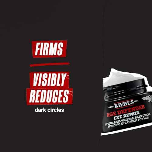 Kiehl's Age Defender Eye Repair, Anti-Aging Eye Cream for Men, Lift, Firm and Visibly Reduce Dark Circles and Crow¡¯s Feet, Instantly Brightens, Paraben-free, Fragrance-free - 0.5 fl oz