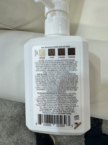 Keracolor Color + Clenditioner 3-in-1 Color-Depositing Conditioner, Gently Cleanses & Conditions, Semi-Permanent Mocha Latte Hair Color, 12 Fl Oz