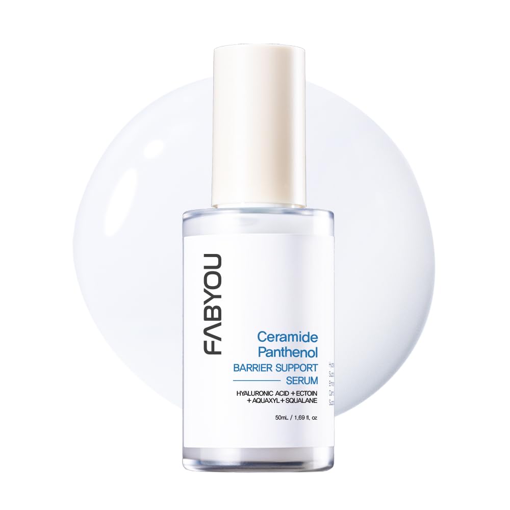 FABYOU Ceramide Panthenol Skin Barrier Support Serum 1.69 Oz – Deep Absorption, Strengthens Skin Barrier, Long-Lasting Hydration, Ultra-Low Molecule Korean Skin Care