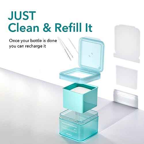 (Only Refill) Mediheal Madecassoside Blemish Pad (100 ) - Cotton Facial Toner Pads for Anti Blemish to Improved Uneven Skin Tone - Vegan Gauze