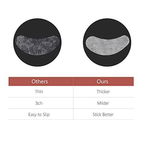 AHIER Eyepads Eyelash Extensions Lint Free, 100 Pairs Set Eye Pads for Lash Extensions, Hydrogel Eye Patch DIY False Eyelash Lash Extension Makeup Eye Gel Pad