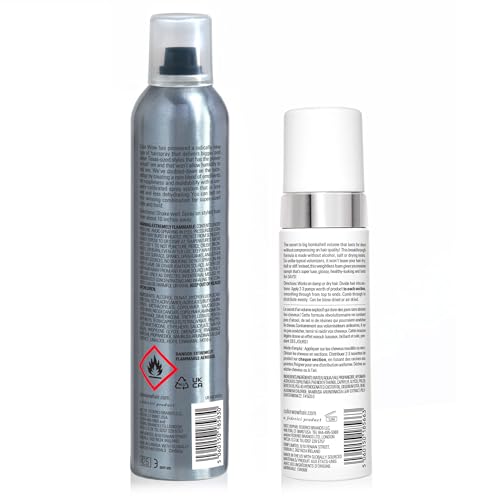 COLOR WOW Big Volume x Bold Hold Duo Bundle - Featuring XTRA LARGE BOMBSHELL VOLUMIZER for all-day volume and TEXAS HOLD 'EM big hold hairspray