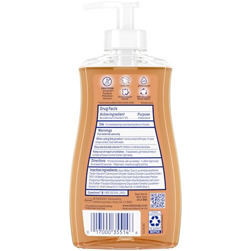 Dial Antibacterial Defense Liquid Hand Soap + Aloe, Aloe Scent, 11 Fl Oz (Pack of 12), Dermatologist-Tested Hand Wash, Gentle Formula