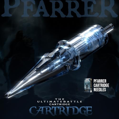 PFARRER Tattoo Needles Cartridge #12 Standard 5 Round Liner X-Taper 20PCS with Membrane Professional Disposable EN01P-20-1205RL