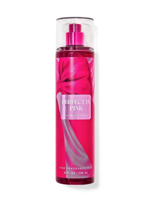 Bath and Body Works Fine Body Fragrance Mist 8 Fluid Ounce (Perfect in Pink)