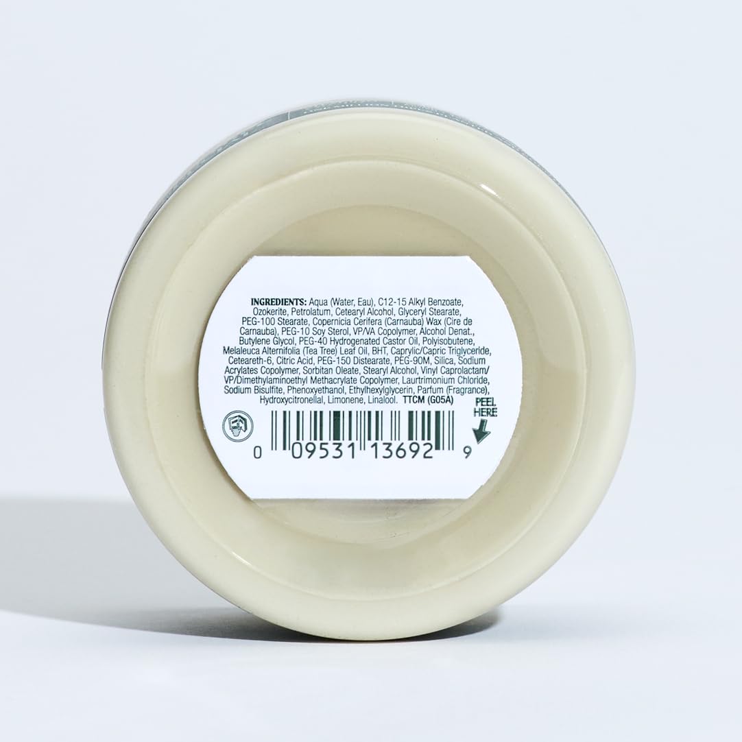 Tea Tree Shaping Cream - Hair Styling Cream for Long-Lasting Hold & Matte Finish | All Hair Types