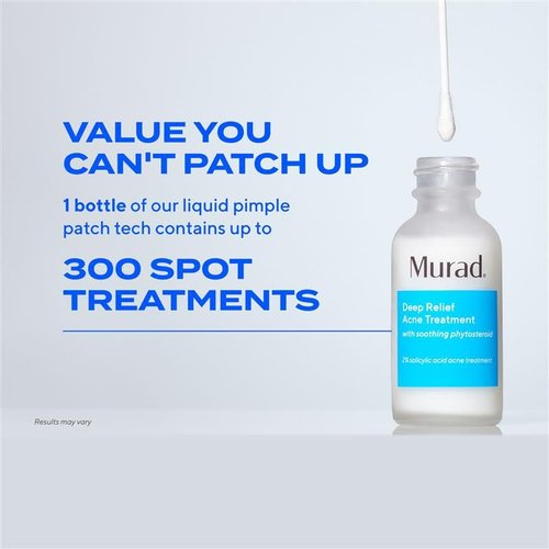 Murad Deep Relief Acne Spot Treatment - 2% Salicylic Acid for Hormonal Acne & Breakouts | 1 Fl Oz