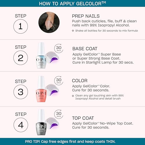 OPI GelColor Butter Me Up Toffee | Semi-Sheer Warm Red Berry Brown with Gold Shimmer LED Cure Gel Nail Polish | Salon-Quality, Long-Lasting Wear | 0.5 Fl Oz | Good Enough to Treat | Holiday 2025