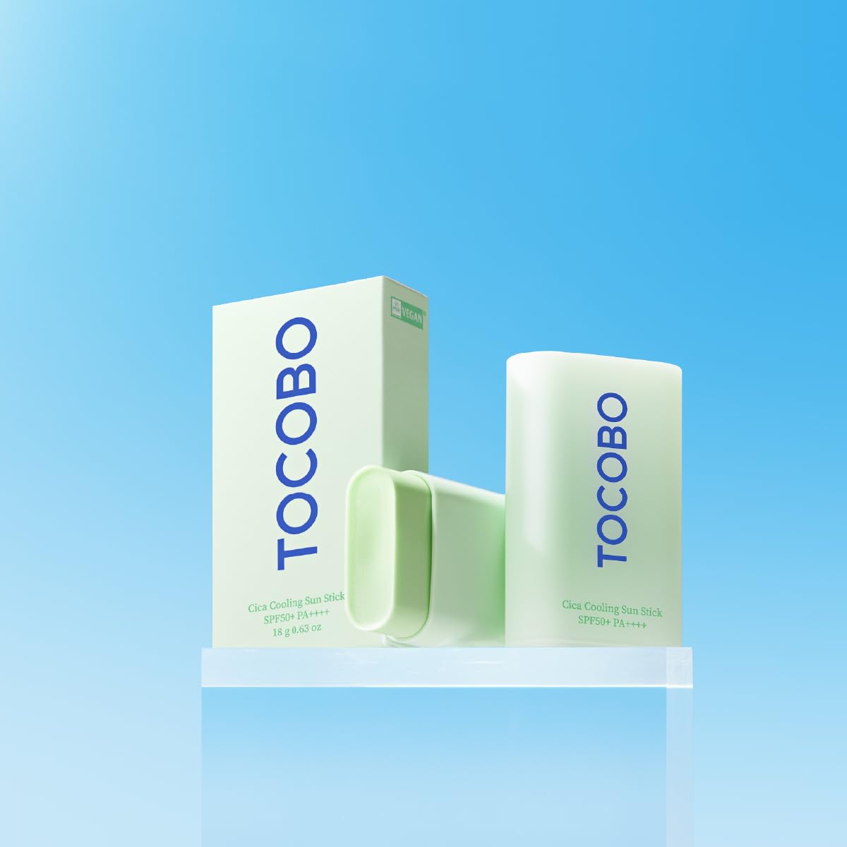 TOCOBO Cica Cooling Sun Stick SPF50+ PA++++ - Lightweight Moisturizing Formula with Fermented Cica Complex, 1.69 fl. oz