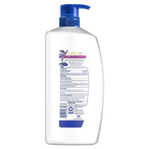 Head & Shoulders Supreme Conditioner - Sulfate-Free Argan Oil Formula | Anti-Dandruff Treatment, 28.2 fl oz