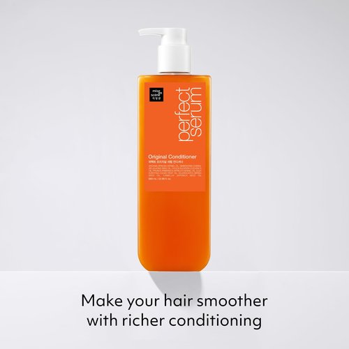 Mise En Scene Perfect Serum Original Conditioner For Damaged Hair, Nutrient Care With Argan Oil, Containing Jojoba-Seed-Oil For Smooth, Glossy Texture, 22.99 Fl. Oz.