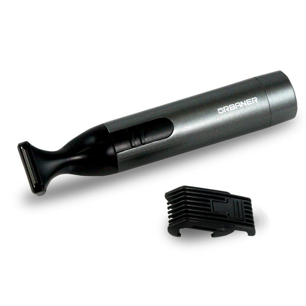 URBANER Mustache Edger, Battery Operated, Waterproof Compact Beard Trimmer for Men, Portable Clipper for Travel Grooming, Gift for Men, Length Adjustable, Gifts MB-042