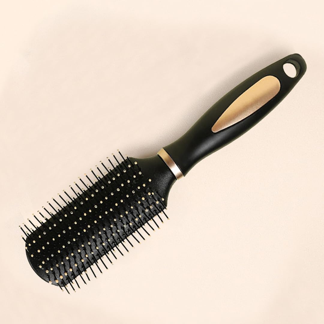 Skiennix Anti-Static Detangler Hair Brush - Perfect for All Hair Types | Rectangle Design for Easy Styling