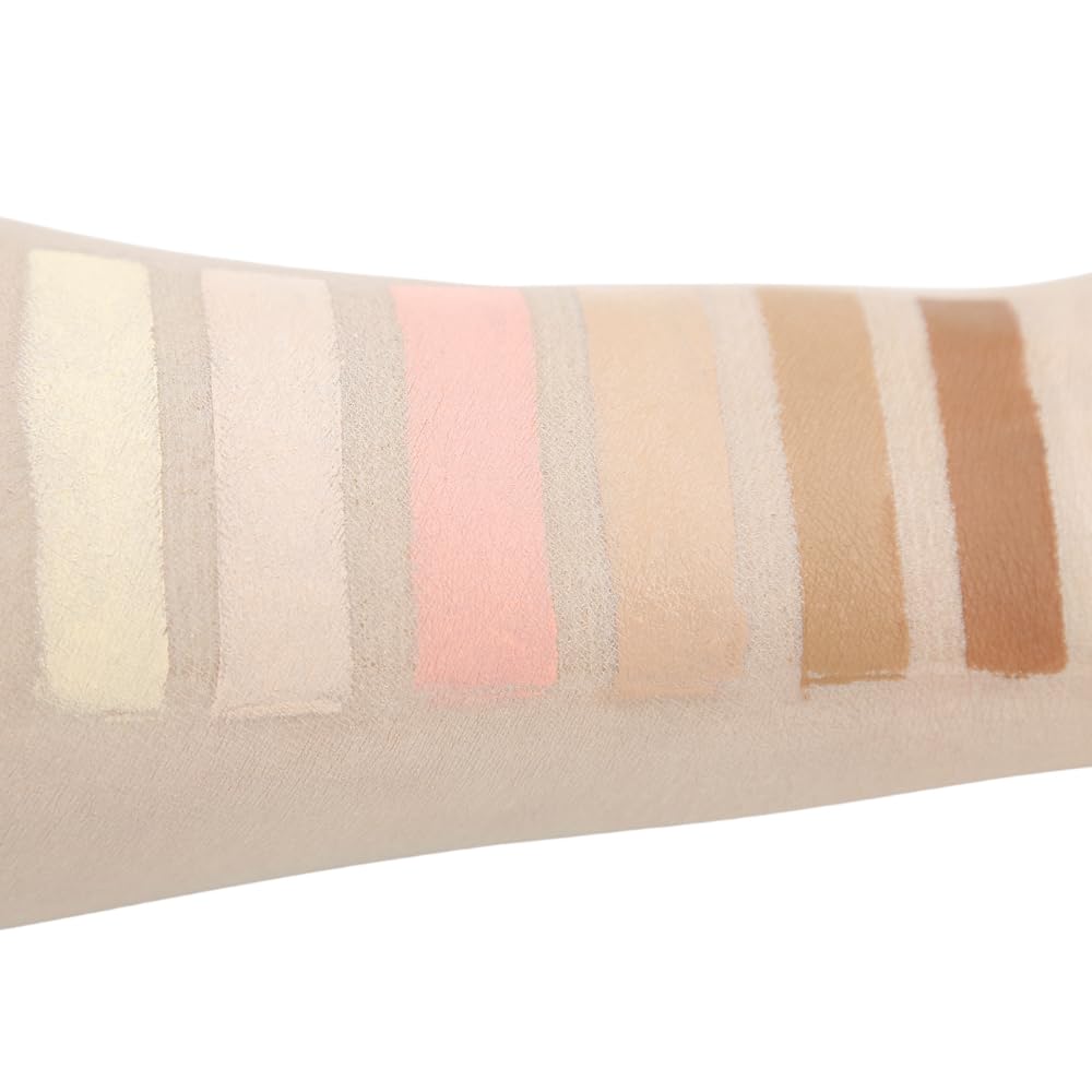 Skiennix Contour and Highlighting Makeup Kit - 6 Color Cream Palette for Medium Skin Tone