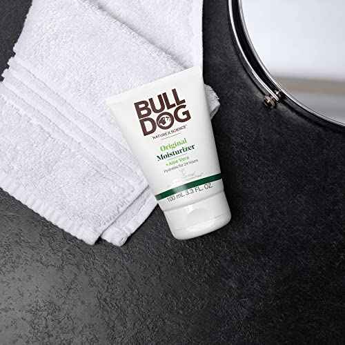 BULLDOG Mens Skincare and Grooming Original Full Face Kit with Moisturizer, Face Wash & Face Scrub
