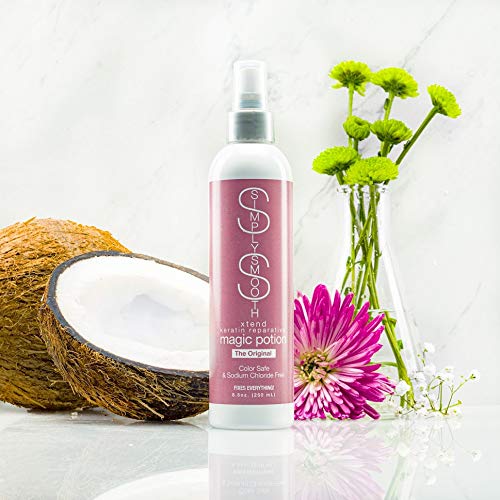 Simply Smooth Magic Potion Leave-In Conditioner - Detangler & Heat Protection Spray, 8.5oz