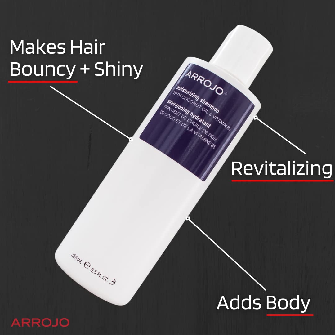 ARROJO Moisturizing Shampoo - Nourishing Formula for Soft, Hydrated Hair | 8.5 oz