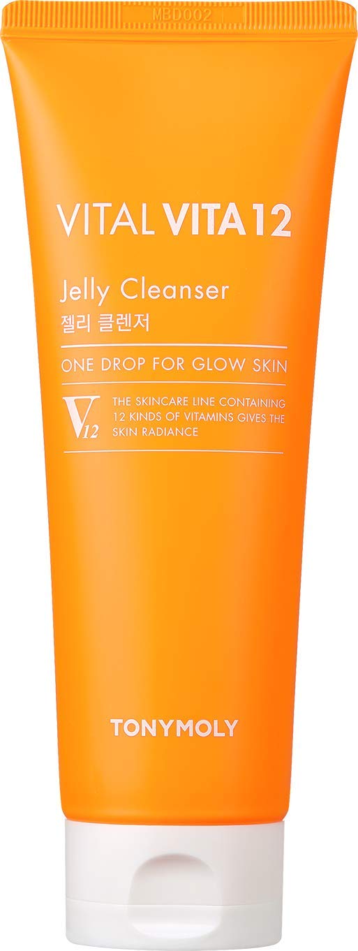 TONYMOLY Vital Vita 12 Jelly Cleanser - Nourishing Formula for Radiant Skin | 5 Fl. Oz.