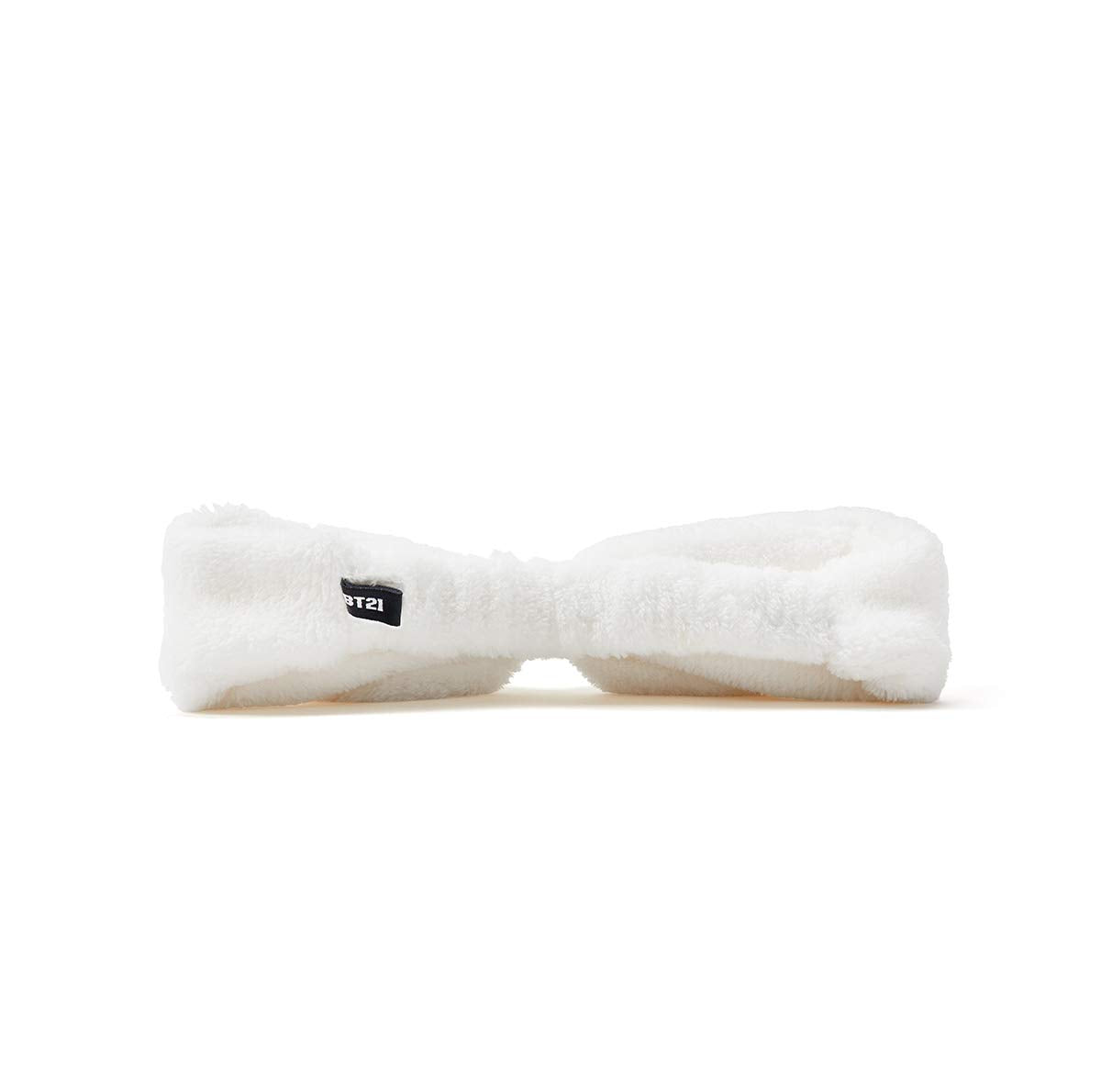 BT21 Official Merchandise by Line Friends - RJ Character Spa Makeup Hair Wrap Headband