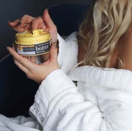 Cuccio Naturale Butter Blends Body Cream - Ultra-Moisturizing Milk & Honey - 8 Oz Deep Hydration for Dry Skin