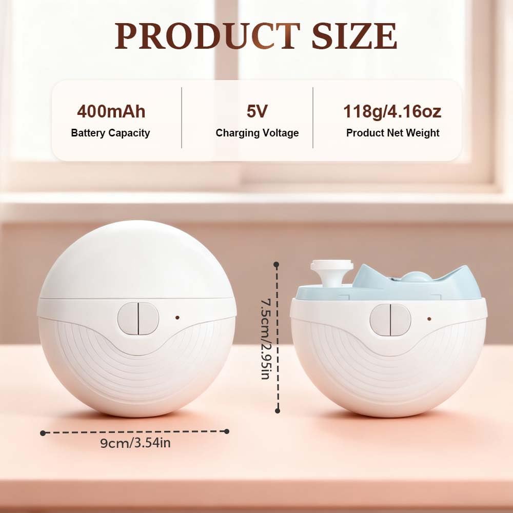 Electric Nail Clippers for Fingernails Toenails, 2026 New Automatic 2 in 1 Nail Trimmer with LED Light Cordless, Clip Storage, Rechargeable Nails Clippers for Adults Seniors (White)