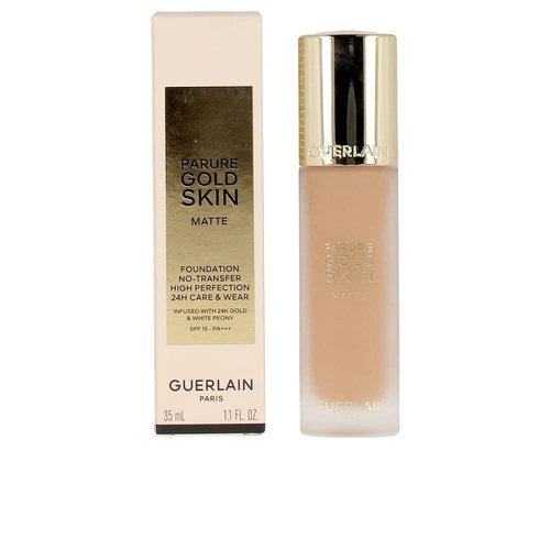Guerlain Parure Gold Matte Foundation | 24H Wear, No-Transfer, SPF 15 - 1.1 oz for Women