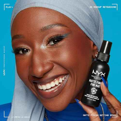 NYX PROFESSIONAL MAKEUP Makeup Setting Spray - Matte Finish, Long-Lasting Face Mist for up to 16HR Wear, Vegan Formula