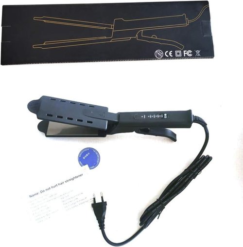 Hair Iron, Ceramic Tourmaline Ionic Flat Iron Hair Straightener, Dual use Dry and Wet for Hair Care Adjustable Temperature, for All Hair Types