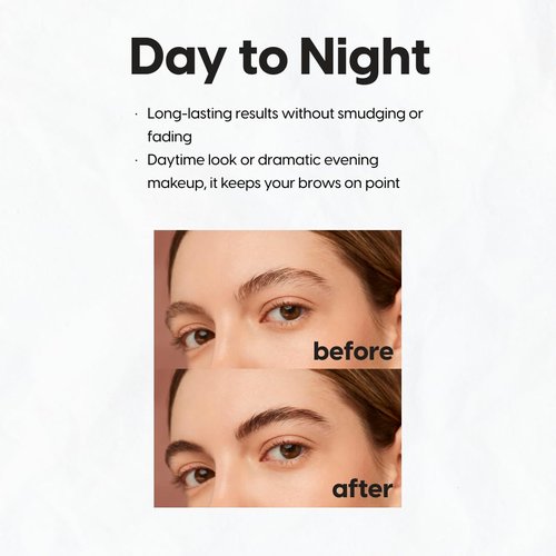 Kara Beauty Essentials Micro Brow Pencil - Long-Wearing, Retractable Eyebrow Pencil with Fine Tip & Spoolie Brush (Taupe)