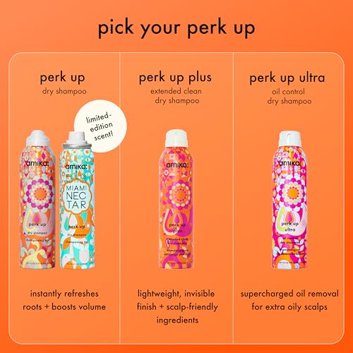 amika perk up talc-free dry shampoo, 1.8oz