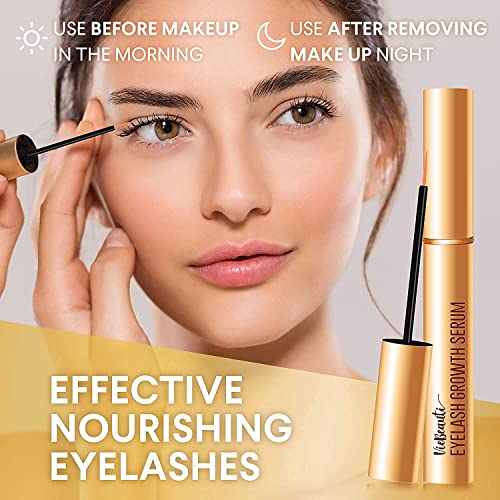 VieBeauti Eyebrow Growth Serum: Eyebrow Serum to Grow Brows with Advanced Formula to Boost Longer Fuller and Thicker Looking Eyebrows 3mL