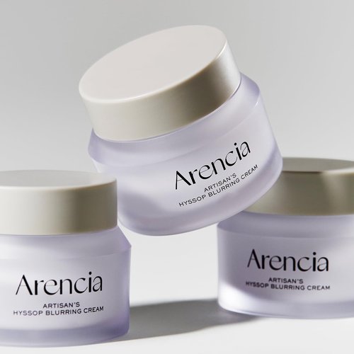 ARENCIA Hyssop Blurring Cream - Intense Collagen Face Moisturizer & Night Repair for Anti-Aging | 1oz