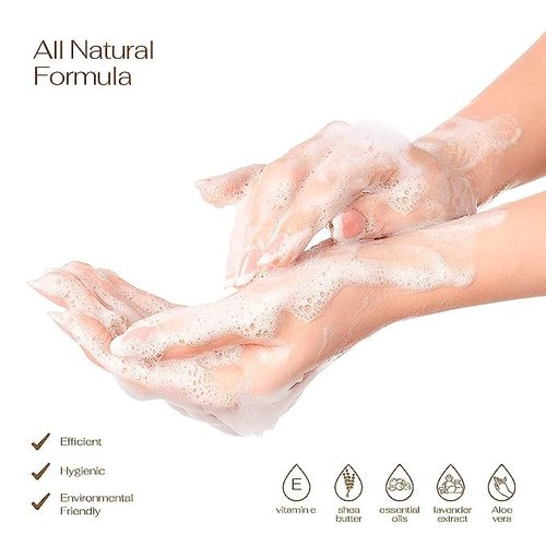 Foaming Hand Soap 10 Pack - Moisturizing Aloe Vera & Essential Oils | Alcohol-Free Citrus Blend