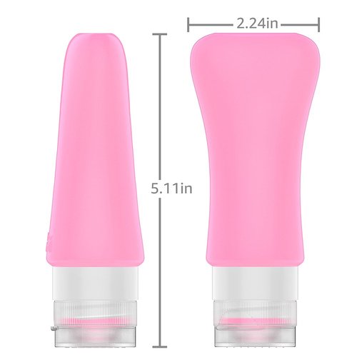 14 Pack TSA Approved Containers, 3oz Leak Proof Travel Accessories - Toiletries, Shampoo And Conditioner Bottles - Perfect for Business Or Personal Travel Essentials