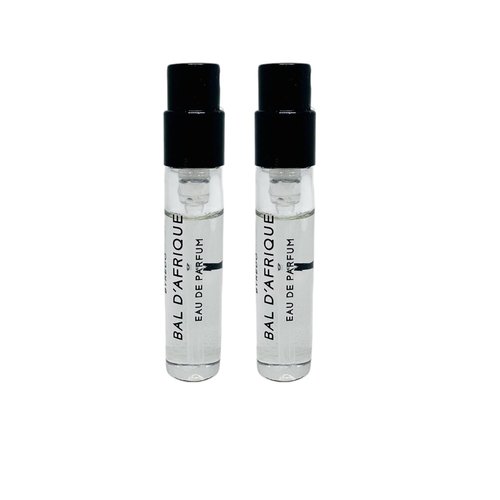 Bal D'Afrique Eau De Parfum Sample Vials - Set of 2 | 0.06 fl oz Each | Luxurious Fragrance