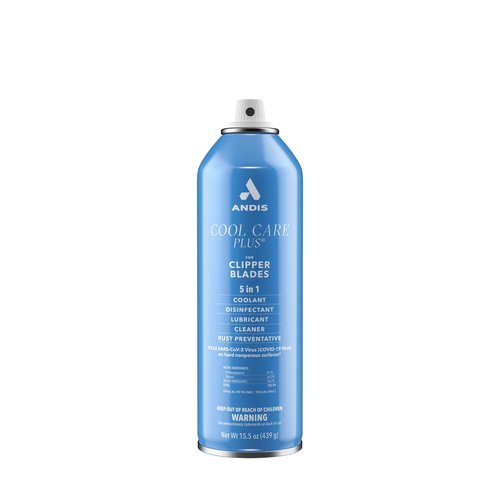 Andis 12750 Cool Care Plus 5-in-1 Clipper Spray - Blade Care Treatment, 15.5 oz Can