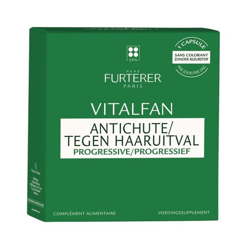 Rene Furterer VITALFAN Dietary Supplement - Plant-Based Biotin for Hereditary & Hormonal Support | 30 Count