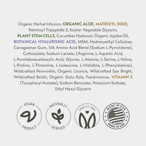 Eve Hansen Anti-Aging Eye Gel with Peptides | Under-Eye Cream With Plant Stem Cells, Hyaluronic Acid, Vitamin E | Cruelty-Free, Vegan, Made in USA .5 oz