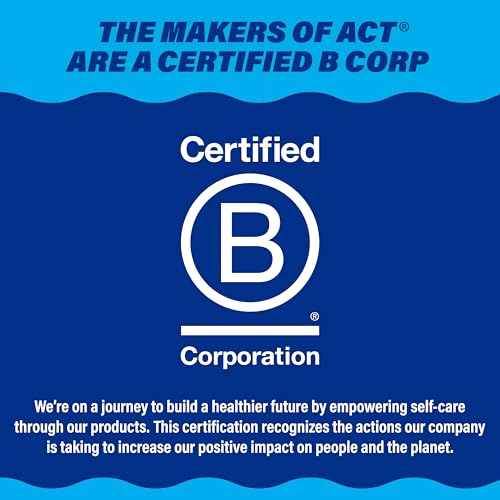 ACT Total Care Zero Alcohol Anticavity Fluoride Mouthwash 33.8 fl. oz. Fresh Mint