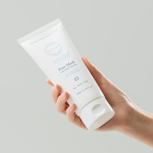 OxygenCeuticals Pore Mask - Deep Cleansing Foaming Face Wash with Stearic Acid & Lavender Oil | 6.7 fl. oz (200ml)