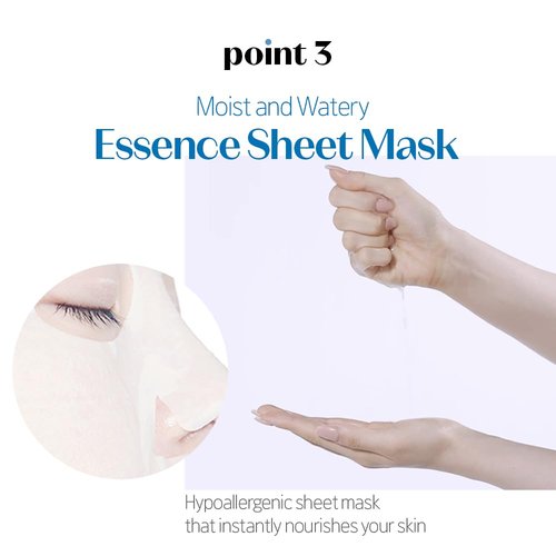 ETUDE SoonJung Sheet Mask - 100% Bamboo Moisturizing Face Mask for Sensitive Skin | 5pcs Pack