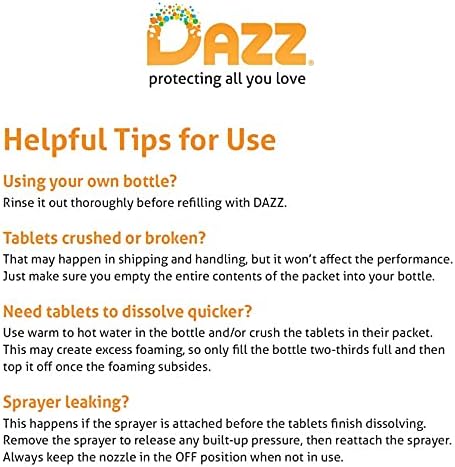 Dazz Whole House Refill Pack - Natural Cleaning Tablets | Eco-Friendly All-Purpose, Glass & Bathroom Cleaners (12 Total)