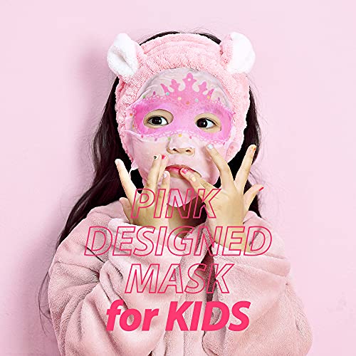 peach and face mask for kids, Skincare for kids, Spa day kit for girls, Perfect gifts for girls 6-8, Pack of 5
