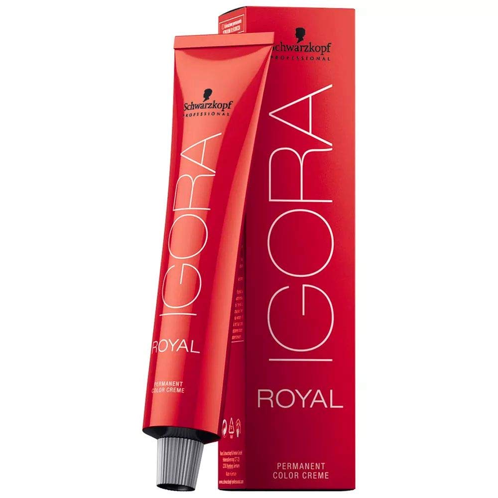 Schwarzkopf Professional Igora Royal Permanent Color Creme - Rich 1-0 Black, 60g