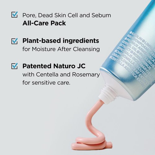 ISOI Pore Tightening Clay Mask for Face, Natural Kaolin & Plant-Based Formula for Tightening, Lifting, Exfoliating & Sebum Control, Moisture-Balancing, Korean Clay Mask for Pores (3.38 fl. oz, 100ml)