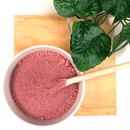 ClearLee Kaolin Rose Pink Clay Cosmetic Grade Powder - 100% Pure Natural Powder - Great For Skin Detox, Rejuvenation, and More - Heal Damaged Skin - DIY Clay Face Mask (6 oz)